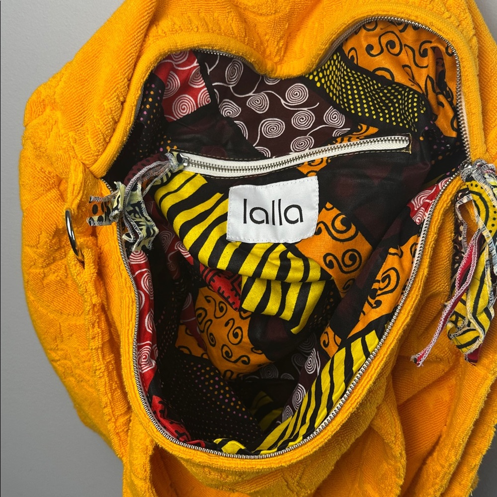 Anthropologie Lalla French Terry Beach Tote Overnight Bag Shoulder Hand Straps - Picture 13 of 16